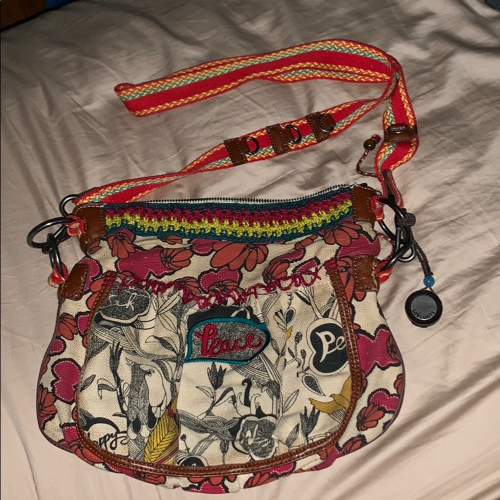 Sakroots crossbody floral purse